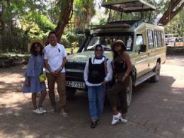 Sudah Nyampai Didepan Lobby Amboseli Serena Hotel, dokpri