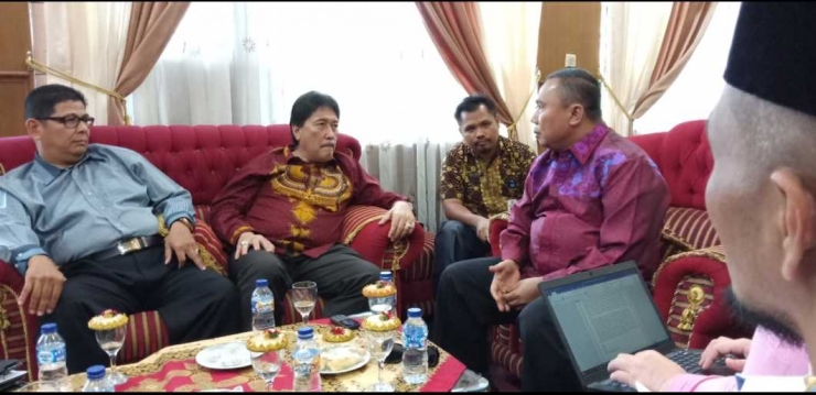 KPK bersama Pimpinan DPRD Merangin