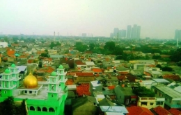 sudut kota Jakarta yang padat dan sumpek, dokpri