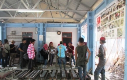 Liputan para blogger dan jurnalis warga ke lokasi pembuatan "RISHA" (rumah instan tahan gempa) dari Kementerian PUPR yang berlokasi di Bandung, Jawa Barat (Dokumentasi Pribadi) 