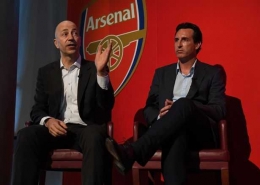 Gazidis dan Emery I Gambar : Gettyimages