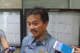 Wakil Ketua Umum DPP Partai Demokrat, Roy Suryo di Kompleks Parlemen, Senayan, Jakarta, Senin (26/11/2017). (KOMPAS.com/Nabilla Tashandra)