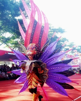 Salah satu peserta Malang Flower Carnival (dok.pribadi)
