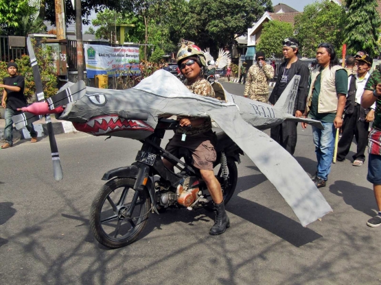 Walau bukan masyarakat berada, bukan penghalang untuk tampil maksimal. - Dokumen Pribadi.