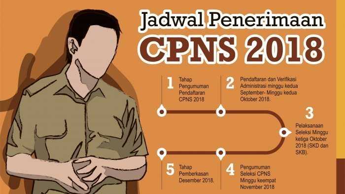 Jadwal Penerimaan CPNS 2018 (Gambar Tribunnews.com)