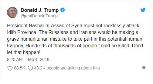 Â Â Â Sumber: Donald J. Trump @realDonaldTrump