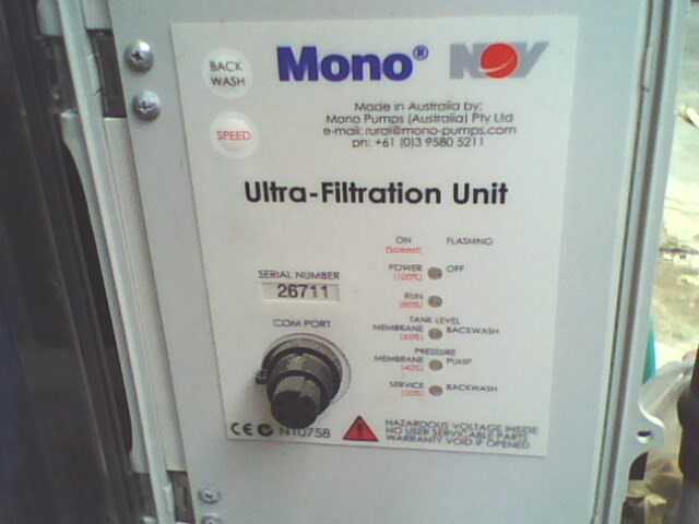 filter air bersih, diamankan di rumah kepala dusun Penggung (JM)