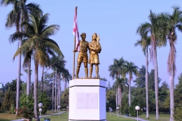 Patung Pramuka di Komplek Taman Rekreasi Wiladatika Pramuka Cibubur, Jakarta Timur. (Foto: R. Andi Widjanarko, ISJ)