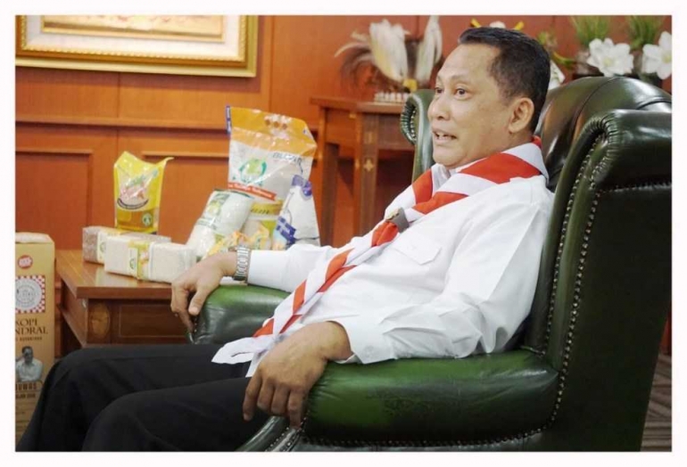 Komjen Pol (Purn) Budi Waseso, calon Ketua Kwartir Nasional Gerakan Pramuka. (Foto: ISJ)