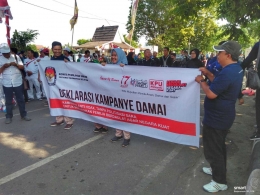 Kirab Deklarasi Kampanye Damai di Siring 0 Kilometer. (23/09)