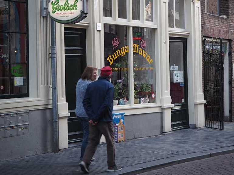 Restaurant Bunga Mawar di Zeedijk Amsterdam, dokpri.