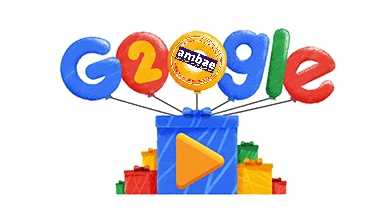 Google Doodle Ultah ke-20 (27/09/2018).