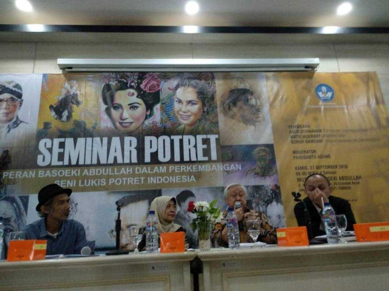 Dari Kiri Frigidanto Agung (moderator), Watie Moerany, Agus Dermawan T., dan Guruh Ramdani (Dokpri)