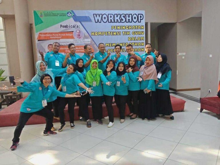 Crew/Panitia Workshop e-Learning Karawang (Dok. Panitia)