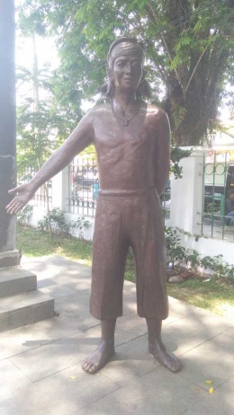 Patung Saidjah, pemuda asal Lebak