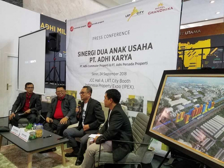 Hunian yang berdekatan dengan stasiun LRT menjanjikan nilai investasi yang tinggi. Dok. APP