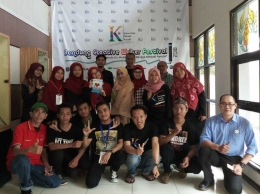 Panitia-Bandung Creative Writer Festival, Ketua KPKers 2018-2020 Diantika IE (Buku Antologi), Foto : J.Krisnomo (30/09/18).