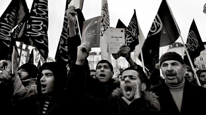 Massa Hizbut Tahrir di Pakistan. FOTO/Pakistantoday.com