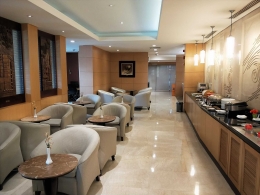Lounge first class milik Singapore Airlines di Jakarta (Dokumentasi Pribadi)