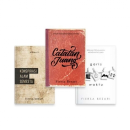 Inilah tiga buku karya Fiersa Besari yang digandrungi (sumber:detik.com)