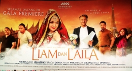 Film Liam dan Laila didukung oleh semua pemeran yang berdarah Minang, kecuali pemeran utama pria Jonatan Cerrada yang asal Belgia (dok.windhu)