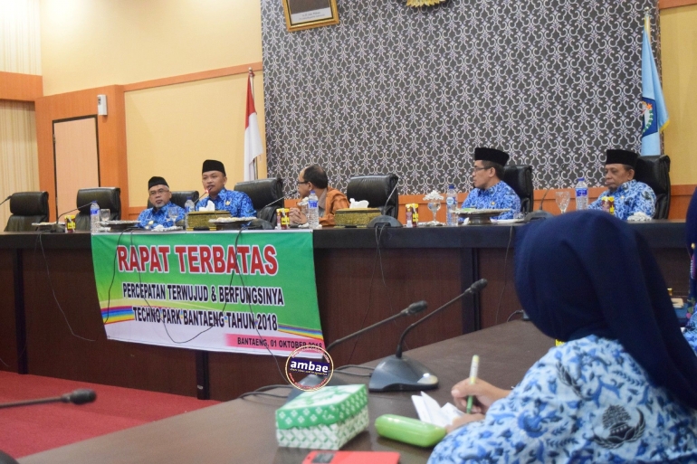 Rapat Terbatas dengan BPPT, Ilham Azikin Apresiasi komitmen BPPT (01/10/2018).