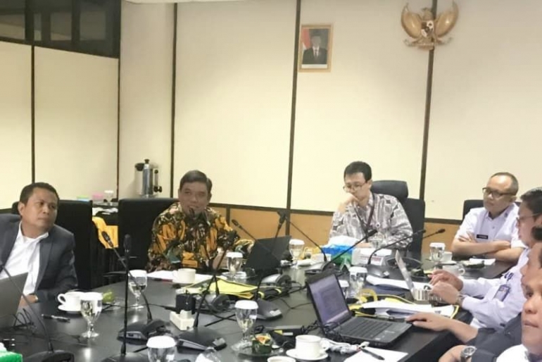 Rapat Kelompok Kerja Khusus-Sekretariat Jenderal Dewan Ketahanan Nasional tentang Pengembangan Kerjasama Indo-Pasifik, Selasa 2 Oktober 2018