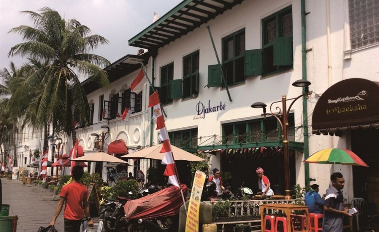 Salah satu sudut Kota Tua Jakarta (Foto :@kaekaha)