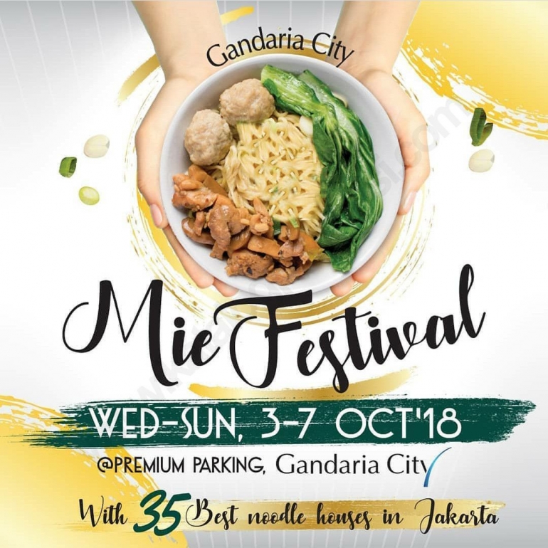 Jangan lewatkan Gandaria City Mie Festival ya (dok. Instagram @gandariacity)