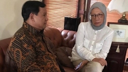Ratna bertemu Prabowo/detik.com