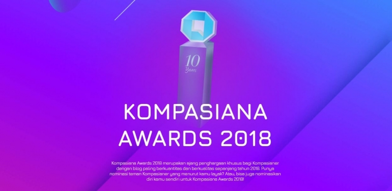 Nominasikan Penulis Favorit Anda di Kompasianival 2018!