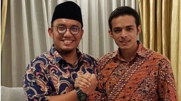 Dahnil dan dr. Gamal, Tim Kampanye Milenial Prabowo-Sandi (Sumber: instagram gamalalbinsaid)