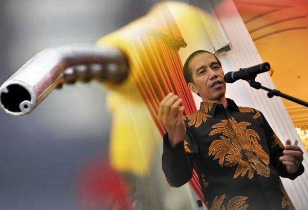 Presiden Jokowi tunda BBM premium naik (gambar dari sindonews)