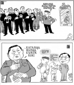 Kartun Editorial di Kompas karya G.M. Sudarta