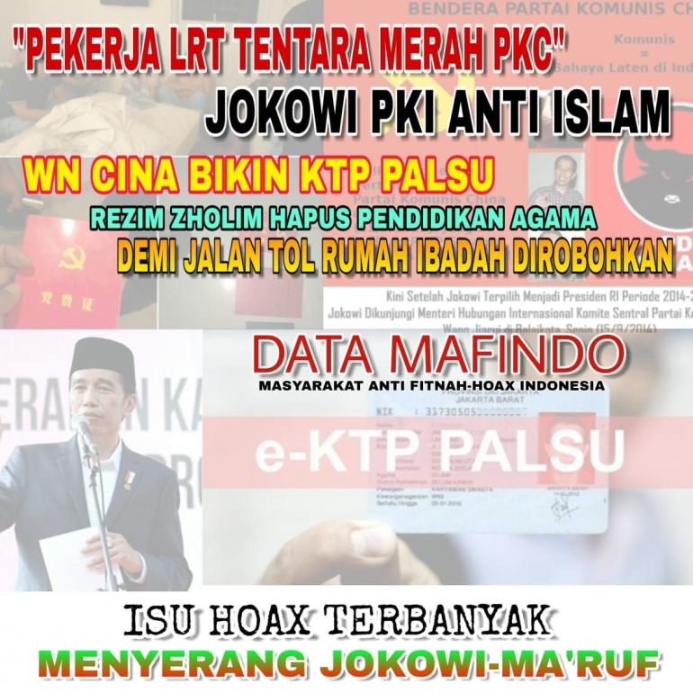 Berdasarkan data Mafindo, Presiden Jokowi Korban Hoax Terbanyak