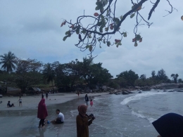 Pantai Penyusuk Belinyu, salah satu potensi wisata di Bangka Utara (dokpri) 