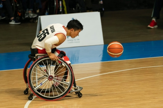 Donald Santoso kapten Team Bola Basket Kursi Roda Indonesia (sumber: Jo Hanapi)