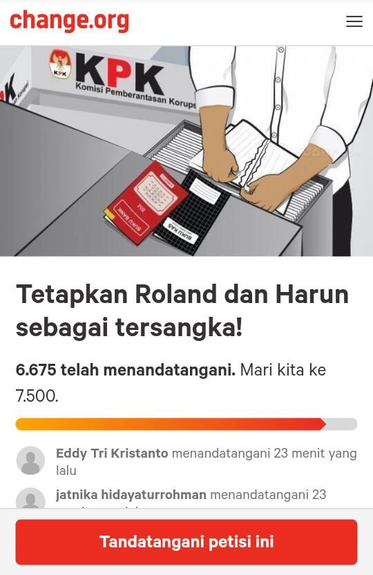 Sumber: Change.org