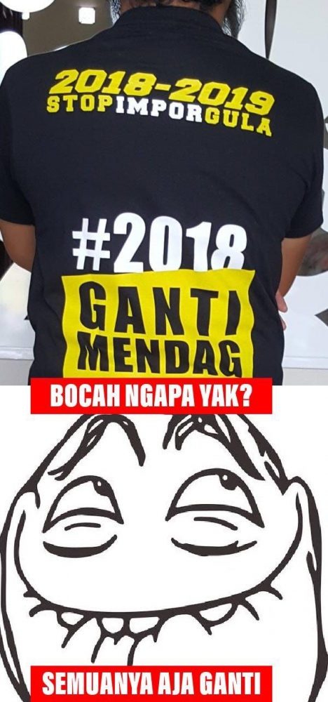 Tagar Ganti Mendag, sumber: Dok. Pribadi