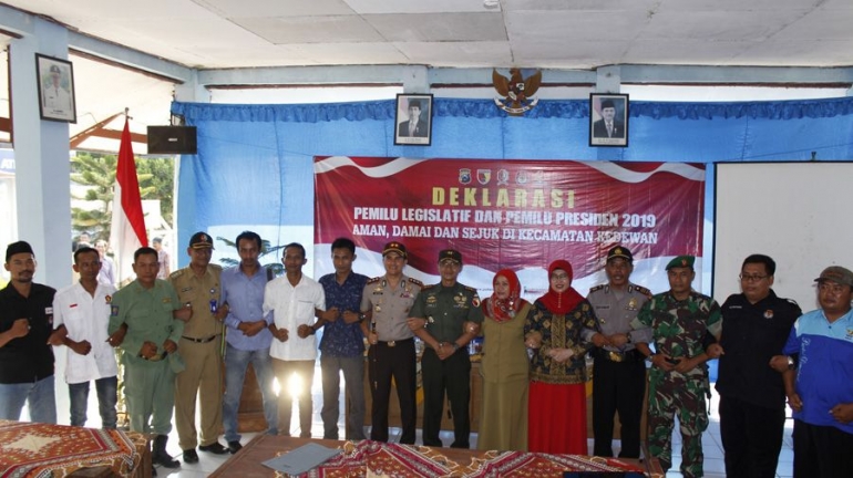 foto bersama Forkompimda Bojonegoro & Forkompimca Kedewan. Dokpri