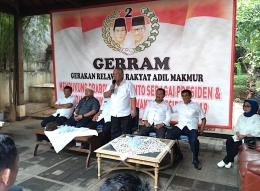 Acara deklarasi Purnawirawan Polri Gerakan Rakyat Adil Makmur (GERRAM) di kediaman Mantan kapolda Metro Jaya, Komjen Pol (Purn) Noegroho Djajoesman (Rabu, 17 Oktober 2018). Foto - Istimewa