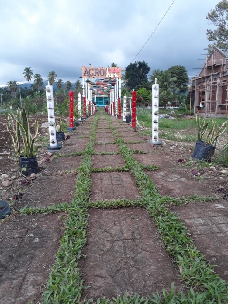 Gambar 2, Agro Techno Park, Saree, Aceh mendekati tahap finishing (Doc. FMT)