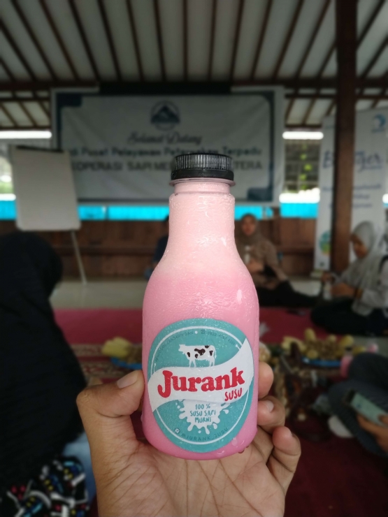 Produk susu sapi Jurank di Cangkringan (dok.pribadi)