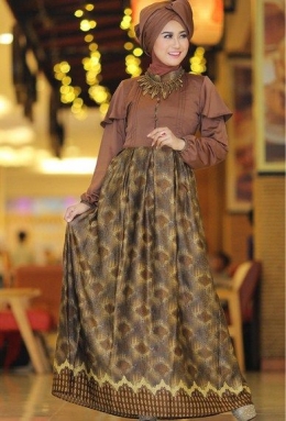Model Dress Batik Panjang