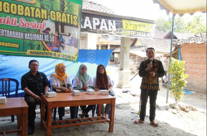 Sambutan Eko mulyadi kepala desa Karang Patihan