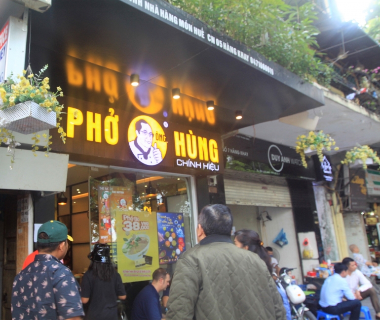 salah satu Restoran Pho di Hanoi