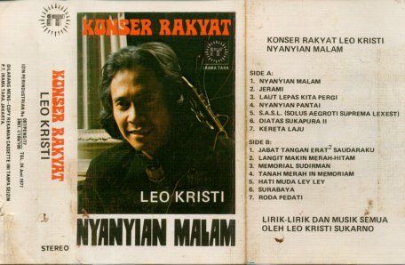 Album Konser Rakyat - Leo Kristi (Foto : pita-kaset-usang.blogspot.com)
