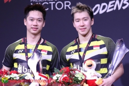 Marcus/Kevin, move on berbuah juara di Denmark Open 2018/Foto: BadmintonIndonesia.org