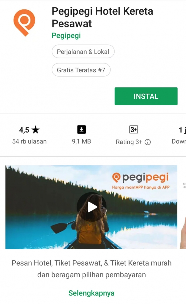 Aplikasi Pegipegi