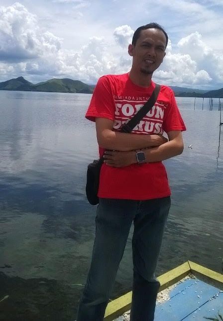 selfie di Danau Sentani (dok.pribadi)